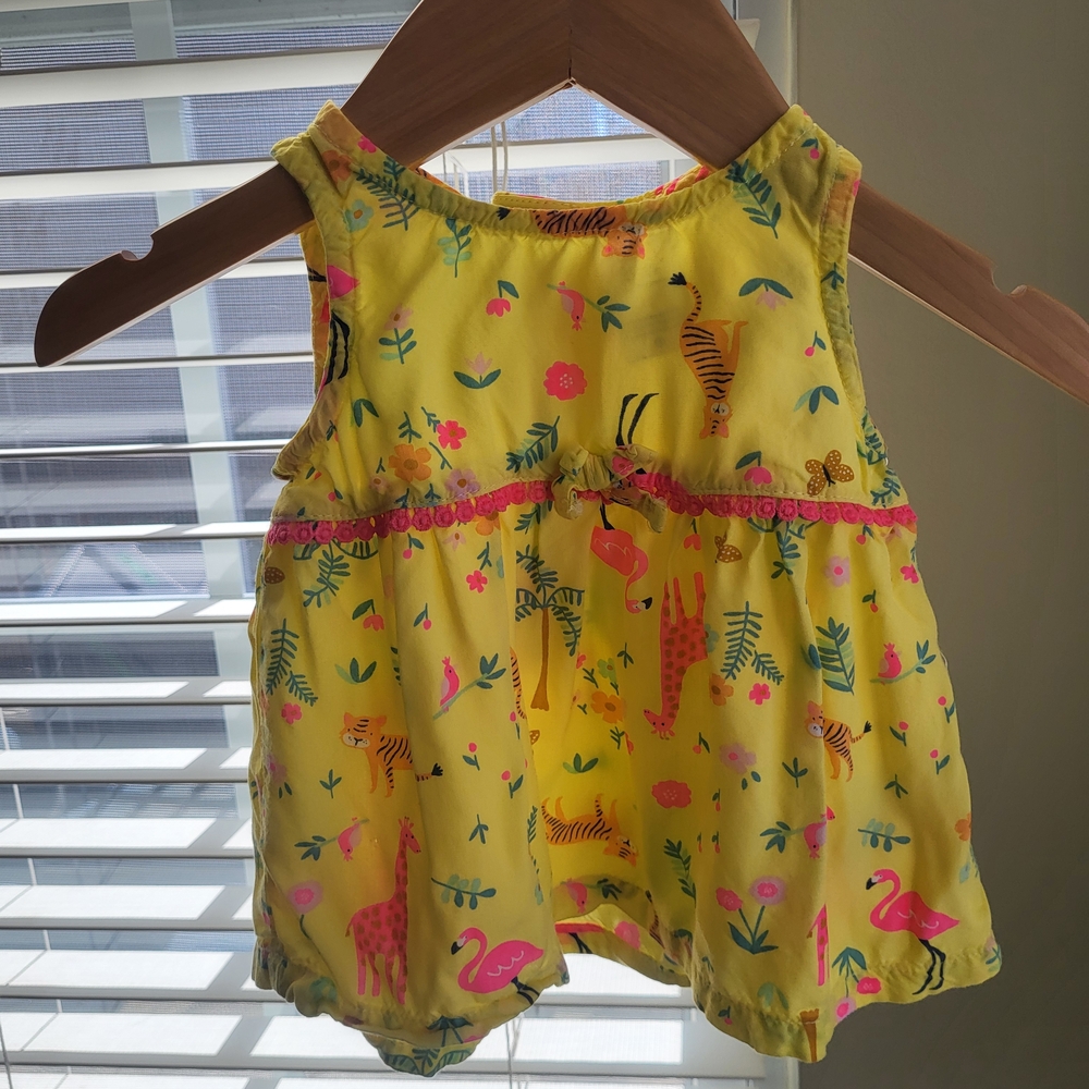 Yello Safari Dress